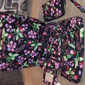 Vera Bradley Bag Set of 4 Winterberry